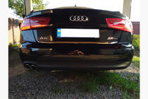 Audi A6 C7 2011–2017 Takalukun reunalista (ruostumaton teräs) kuva 3