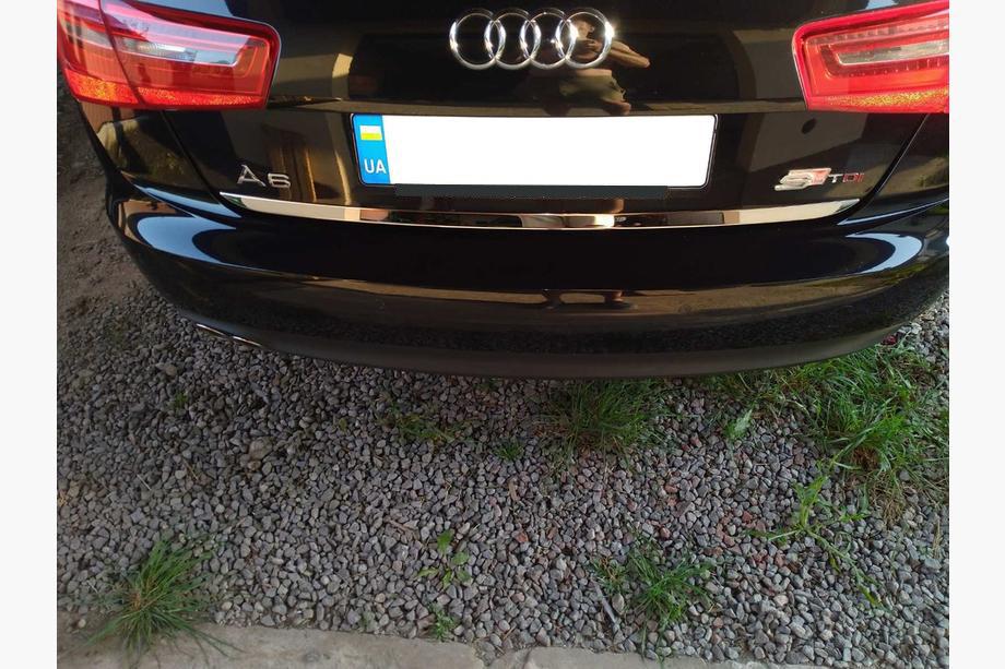 Audi A6 C7 2011–2017 Takalukun reunalista (ruostumaton teräs) Image