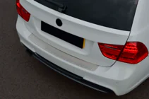BMW 3-sarja E90/E91 2005–2011 Takapuskurin suojalista (2006-2008, SW, ruostumaton teräs) kuva 7