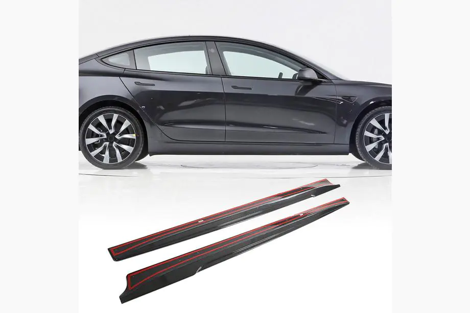 Tesla Model 3 2017– Helmalevikkeet V1 (2017-2023, Carbon) Image
