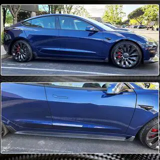 Helmalevikkeet V4 (2017-2023, hiilikuitu) Tesla Model 3 2017– kuva 4