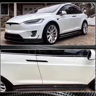 Kynnyslistat (2015-2021, Carbon) Tesla Model X 2015– kuva 4