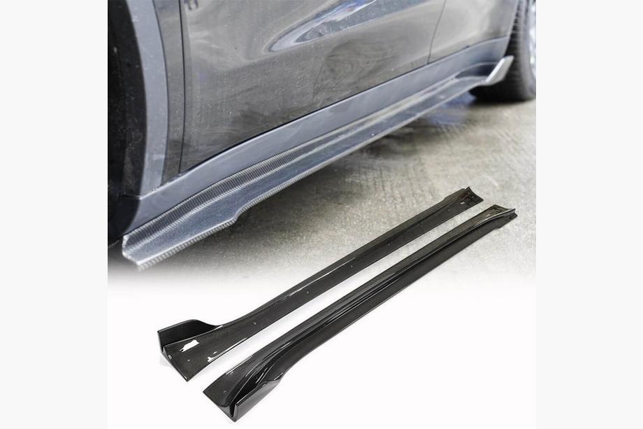 Tesla Model Y 2020– Helmalevikkeet V1 (2020-2025, Hiilikuitu) Image