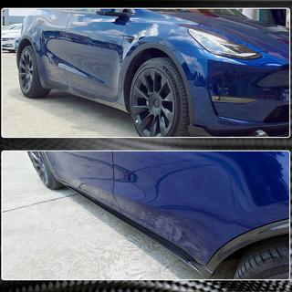 Kylkihelman peitelistat V2 (2020-2025, Carbon) Tesla Model Y 2020– kuva 4