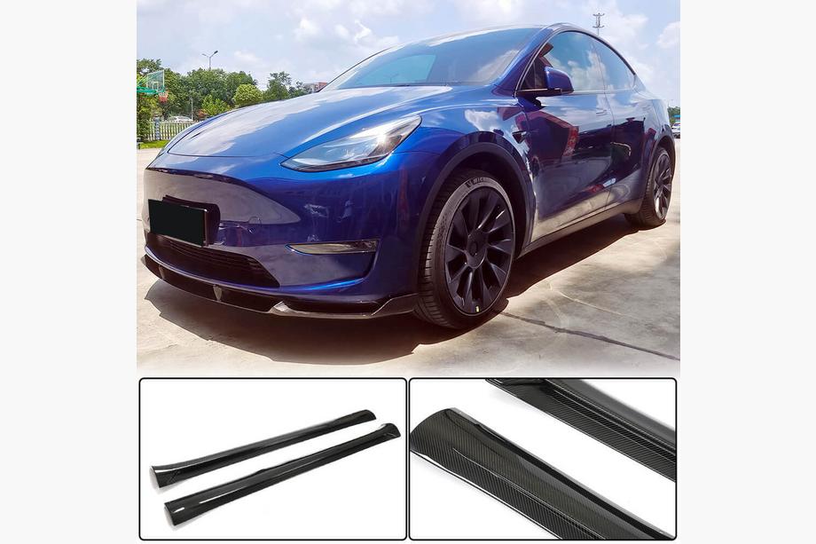 Tesla Model Y 2020– Carbon V2 helmapellin listat (2019+) Image