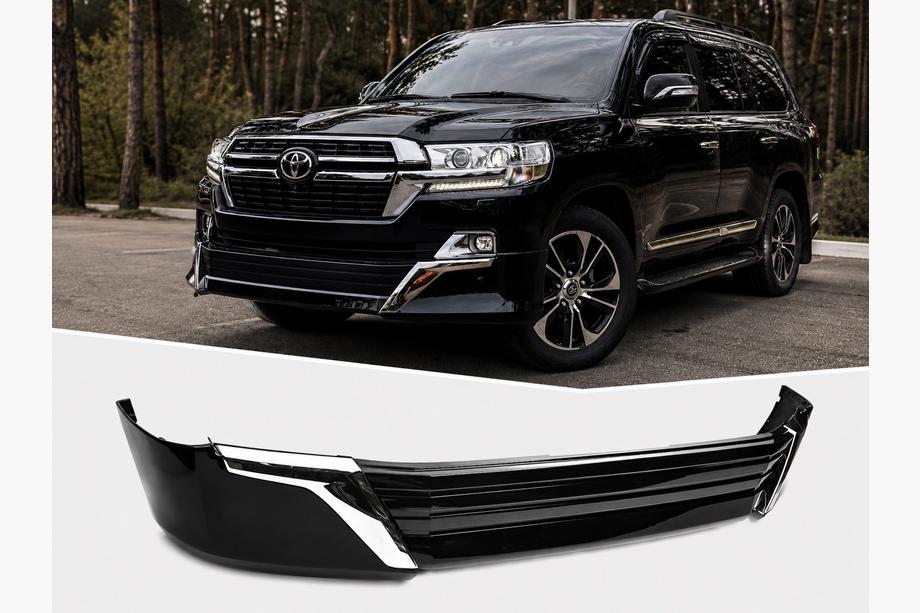 Toyota Land Cruiser 200 2007–2021 Etupuskurin lipspoileri 2016↗ (Executive 2021) Valkoinen väri Image