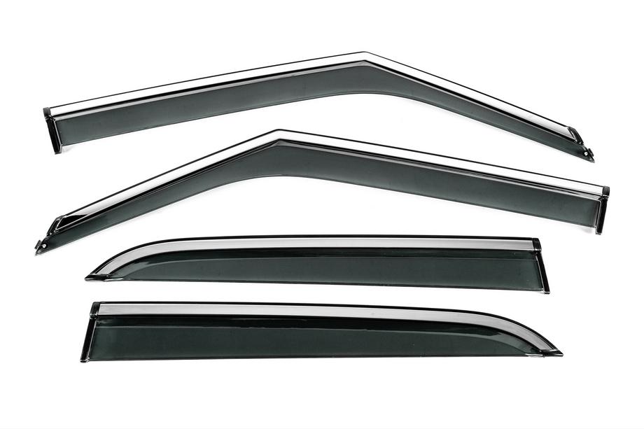 Chevrolet Trailblazer 2020– Ikkunatuuliohjaimet kromilistalla Niken Luxury (4 kpl) Image