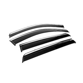 Ikkunatuuliohjaimet kromilistalla Niken Luxury (4 kpl) Hyundai Santa Fe 2 2006–2012 kuva 3