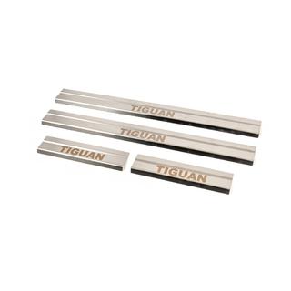 Carmos-kynnyslistat (4 kpl, ruostumaton teräs) kuva 2