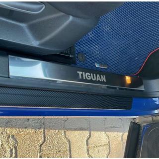 Carmos sisäkynnyslistat (4 kpl, ruostumaton teräs) Volkswagen Tiguan 2007–2016 kuva 3