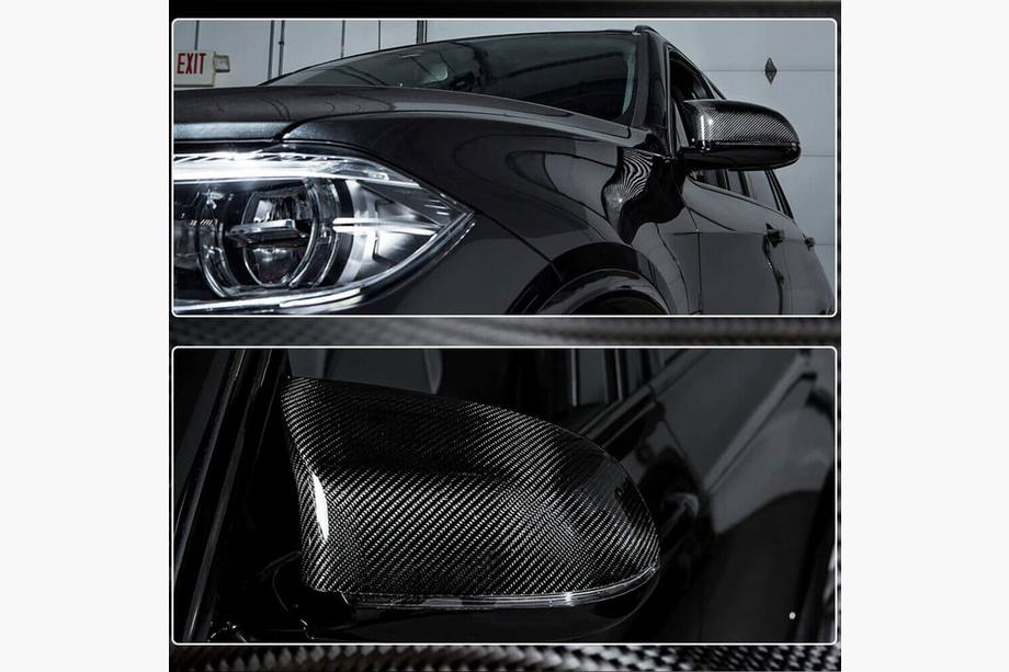 BMW X6 F16 2014–2019 Sivupeilien kuoret (F86, hiilikuitu) Kuva 3