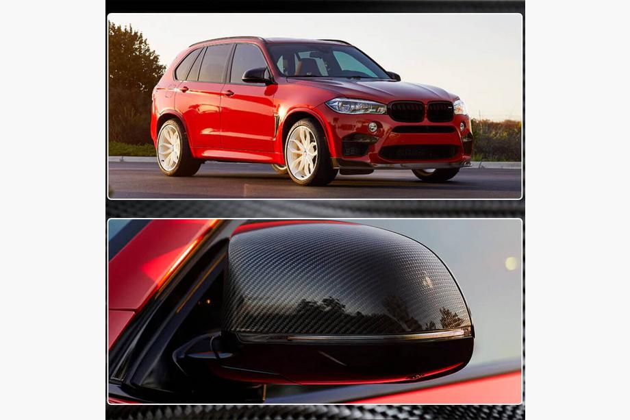 BMW X6 F16 2014–2019 Sivupeilien kuoret (F86, hiilikuitu) Kuva 4
