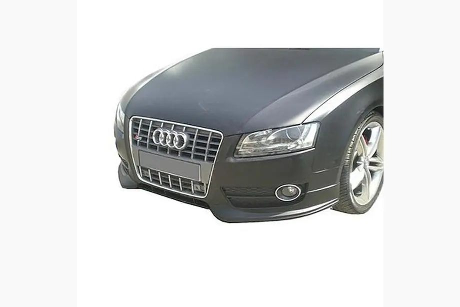 Audi A5 2007–2015 Etupuskurin spoilerilippa DPT Flap (2007-2011, kiiltävä musta) Image