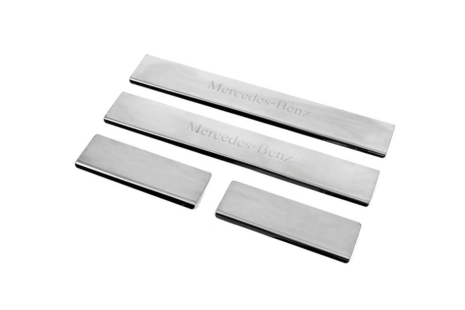Mercedes ML W164 2005–2011 Carmos V1 kynnyslistat (4 kpl, ruostumaton teräs) Image