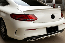 Mercedes C-class W205 2014–2021 DPT-spoileri (Coupé, kiiltomusta) kuva 3