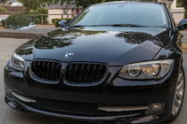 BMW 3-sarja E92/E93 2006–2013 Munuaismaskit M-Look (2010-2013, kiiltävä musta) kuva 1