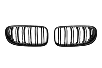 BMW 3-sarja E92/E93 2006–2013 Munuaismaskit M-Look (2010-2013, kiiltävä musta) kuva 3