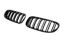 BMW 3-sarja E92/E93 2006–2013 Munuaismaskit M-Look (2010-2013, kiiltävä musta) kuva 4
