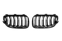 BMW 3-sarja E92/E93 2006–2013 Munuaismaskit M-Look (2010-2013, kiiltävä musta) kuva 6