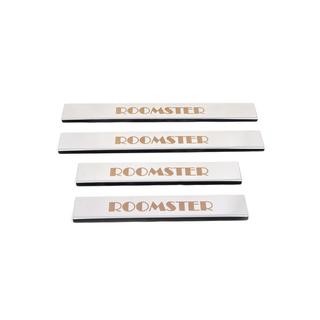 Carmos-kynnyslistat (4 kpl, ruostumaton teräs) Skoda Roomster 2006–2015 kuva 1