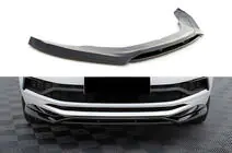 Skoda Kodiaq 2016–2023 DPT etupuskurin lip-spoileri (kiiltävä musta) kuva 1