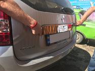 Renault Duster 2008–2017 Yhtenäinen rekisterikilven ylälista (ruostumaton teräs) kuva 4