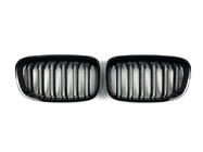 BMW 1-sarja F20/F21 2011–2019 M-Look munuaismaskit (2011-2014, kiiltävä musta) kuva 2