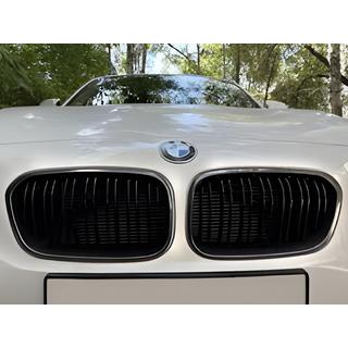 M-Look munuaismaskit (2011-2014, kiiltävä musta kromireunuksella) BMW 1-sarja F20/F21 2011–2019 kuva 1