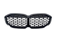 BMW 1-sarja F40 2019–2024 Munuaissäleikkö Diamond Black (1 kpl) kuva 2