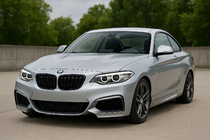 BMW 2-sarja F22/F23 2014–2021 Munuaissäleiköt M-Look (kiiltävän musta) kuva 3