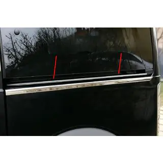 Liukuoven kiskon lista (ruostumaton teräs) kuva 1