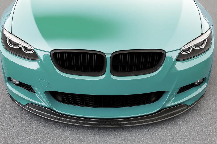 BMW 3-sarja E92/E93 2006–2013 M-Look munuaismaski (2005-2009, mattamusta) Image