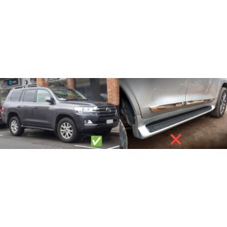 Eturoiskeläpät (2 kpl, helmoihin ilman valaistusta) Toyota Land Cruiser 200 2007–2021 kuva 2