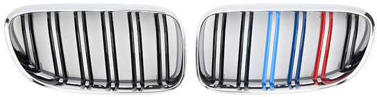 BMW 3-sarja E92/E93 2006–2013 Munuaissäleiköt M-Look (2010-2013, M-Color kromikehyksellä) kuva 2
