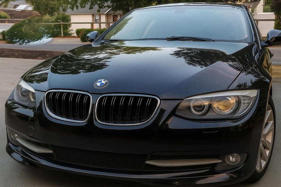 BMW 3-sarja E92/E93 2006–2013 M-Look munuaismaskit (2010-2013, kiiltomusta kromireunuksella) Image