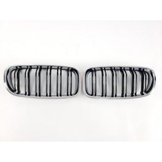 M-Look munuaismaskit (kiiltävän musta, kromireunus) BMW 3-sarja F30/F31 2012–2019 kuva 2