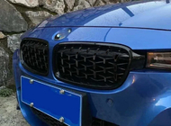 BMW 3-sarja F30/F31 2012–2019 Munuaismaskit Diamond Black kuva 2