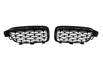BMW 3-sarja F30/F31 2012–2019 Munuaismaskit Diamond Black kuva 6