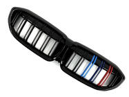 BMW 3-sarja G20/G21 2018– Munuaissäleiköt M-Look V2 (2018-2022, M-Color mustalla reunuksella) kuva 3