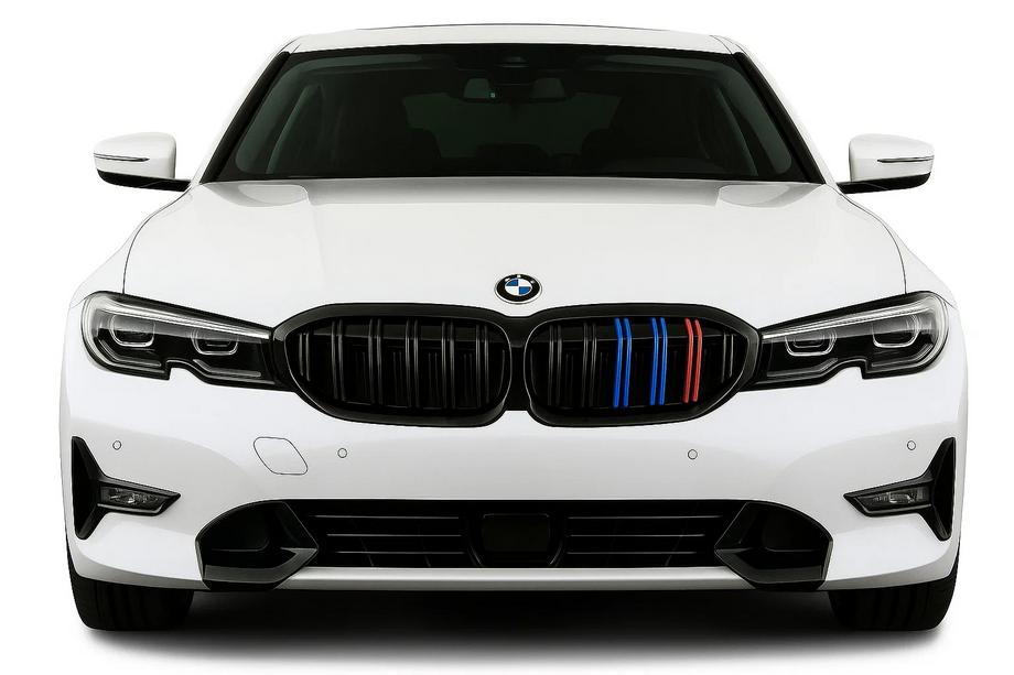 BMW 3-sarja G20/G21 2018– Munuaissäleiköt M-Look V2 (2018-2022, M-Color mustalla reunuksella) Image