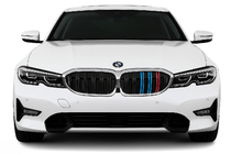 BMW 3-sarja G20/G21 2018– Munuaismaskit M-Look V2 (2018-2022, M-Color kromireunuksella) kuva 1