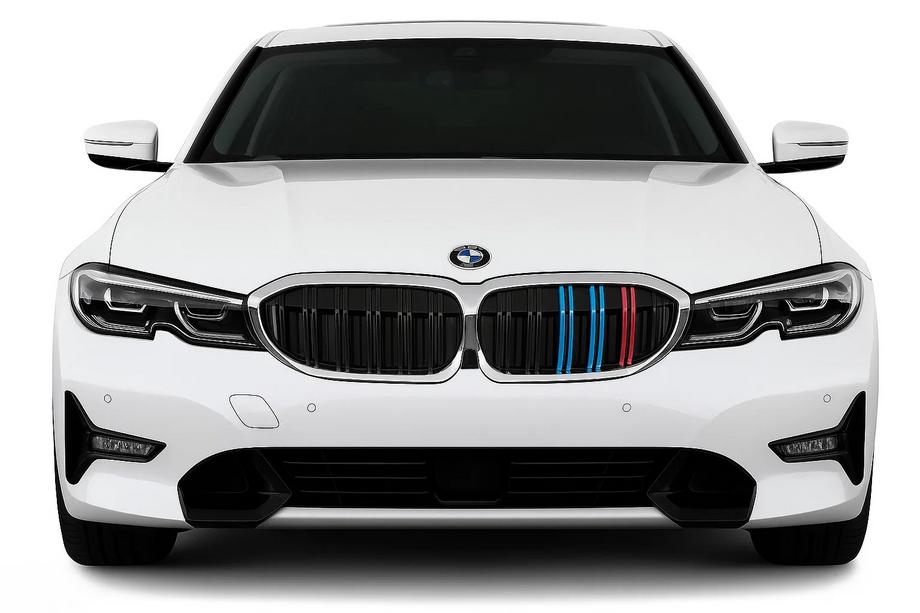 BMW 3-sarja G20/G21 2018– Munuaismaskit M-Look V2 (2018-2022, M-Color kromireunuksella) Image