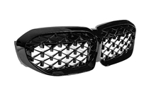 BMW 3-sarja G20/G21 2018– Munuaissäleiköt Diamond Black (2018-2022, musta reunus) kuva 9