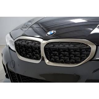Munuaisritilät Diamond Black (2018-2022, kromikehys) BMW 3-sarja G20/G21 2018– kuva 1