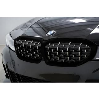 Diamond Silver munuaismaskit (2018-2022, musta reunus) BMW 3-sarja G20/G21 2018– kuva 1