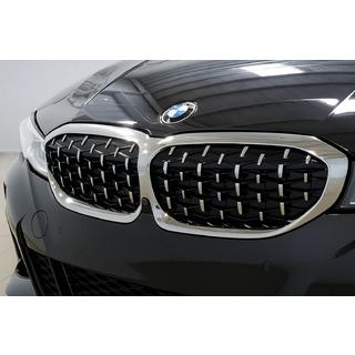 Munuaissäleiköt Diamond Silver (2018-2022, kromireunus) BMW 3-sarja G20/G21 2018– kuva 1
