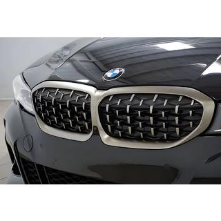 Munuaissäleiköt Diamond Silver (2018-2022, mattakrominen reunus) BMW 3-sarja G20/G21 2018– kuva 3