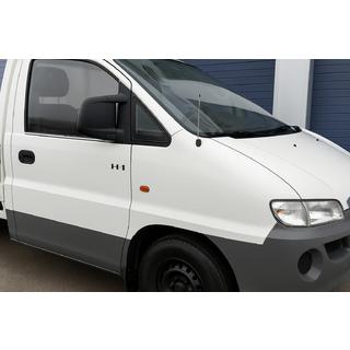 Ikkunalistat (2 kpl, ruostumaton teräs) Hyundai H200, H1, Starex 1998–2007 kuva 1