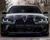 BMW 4-sarja G22/23/26 2020– M-Look munuaismaski (G26, mattamusta) kuva 1