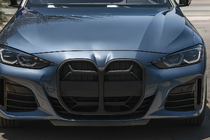 BMW 4-sarja G22/23/26 2020– CS-Style munuaismaski (G26, mattamusta) kuva 1